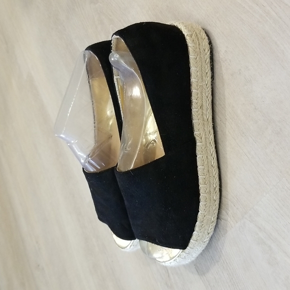 EUC - Chase + Chloe Skylar Black Espadrilles Size 10 - Picture 2 of 11